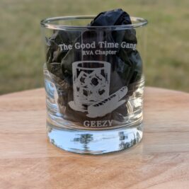 Engraved Whiskey Glass