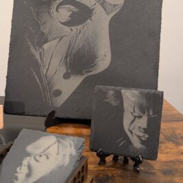 Horror Movie Themed Slate Coaster