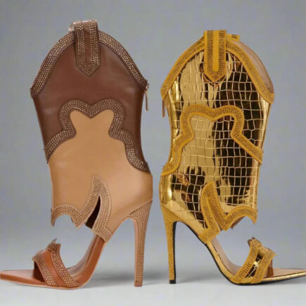 Cowboy Sandals – Comfortable Western Shoes With Durable Rubber Sole