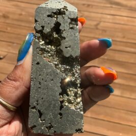 Pyrite Druzy Tower