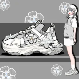 Fairy Tale – Lace & Pearl Kawaii Sneakers