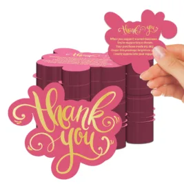 BlushGrace Thank You Cards 100-Pack