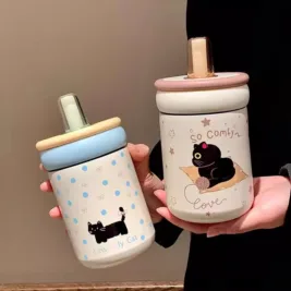 Cat Café - Coffee Tumbler