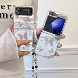 Butterfly Beauty Mirror - Z Flip Case