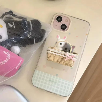 Cozy Basket Cottage - iPhone Case