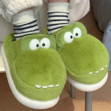 Croc Platform Slippers