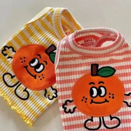 Citrus Stripe Spring Vest