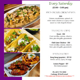 Food Plate Saturdays