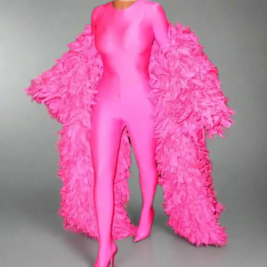 Boho Pants Set – High Waist Spandex Pants & Boho Top Set With Stiletto Boots