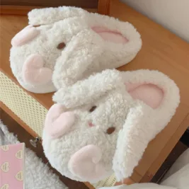 Bunny Heart Slippers