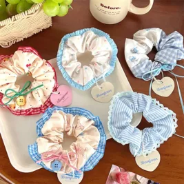 Bonjour Charm – Ruffle Scrunchie