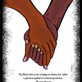 The Black Skin Post Card