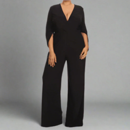 Chilla Plus Cape Jumpsuit- Prima Dons and Donnas