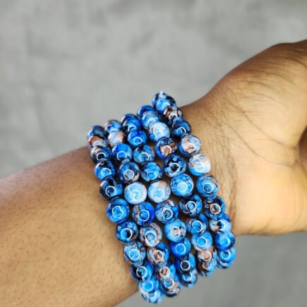 Blue Marble Bracelet