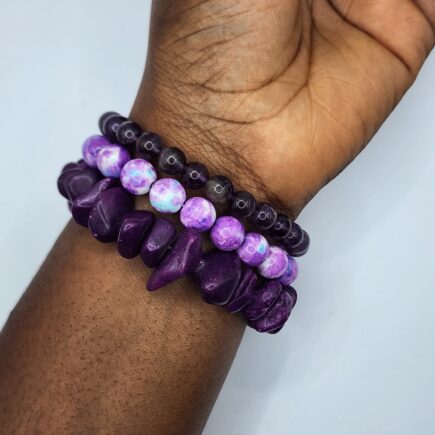 Purple Harmony Bracelet Set