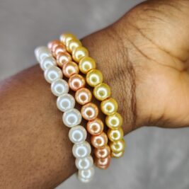 Faux Pearl Bracelets