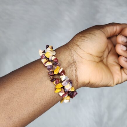 Mookaite Jasper Chip Bracelet