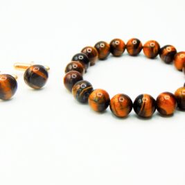 Tiger Eye Cufflink Set