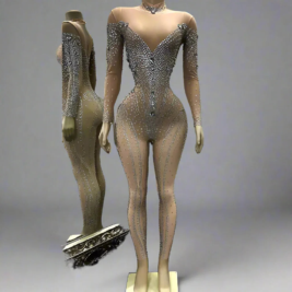 City Girl Crystal Jumpsuit- Prima Dons and Donnas