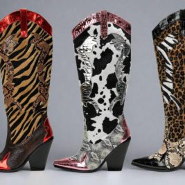 Cowboy Animal Boots – Custom Cowboy Boots With Stiletto Heel & Pointed Toe