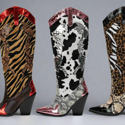 Cowboy Animal Boots – Custom Cowboy Boots With Stiletto Heel & Pointed Toe