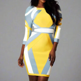 Bandage Dress - Black Bodycon Mini Dress | Stretchy, Tight Fitting Party Wear