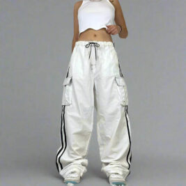 Cargo Wide Leg Jeans- Prima Dons and Donnas