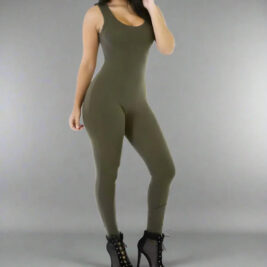 Cotton Thick Tank Jumpsuit- Prima Dons and Donnas