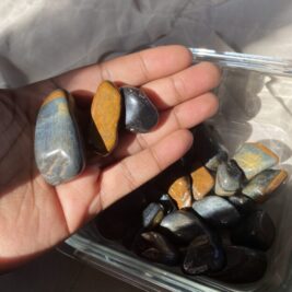 Blue Tigers Eye Tumble