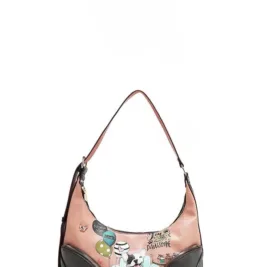 Nicole Lee USA Party King Shoulder Bag with 2 Accessory Pockets Front