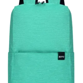 Solid Color Nylon Backpack Bag