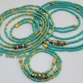 Waist bead and anklet set