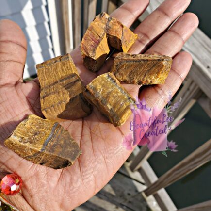 Tiger's eye raw stone