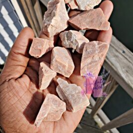 Peach Moonstone Crystal: Emotional Healing Stone (1-1.5in)