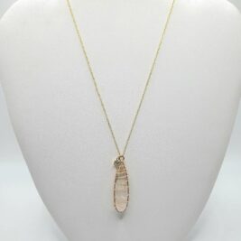 Wrapped Quartz necklace