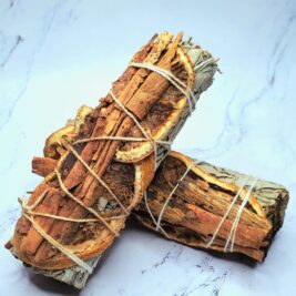 Sage Abundance and prosperity with orange and cinnamon