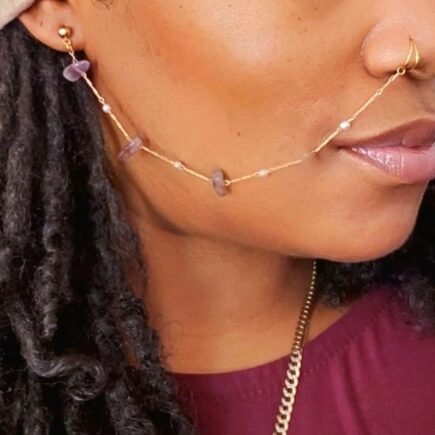 Crystal Chain for Nose Ring
