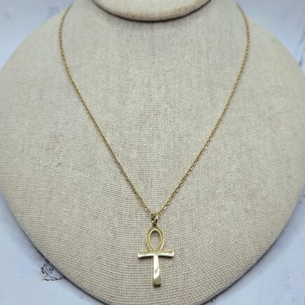 Ankh petite minimalist pendant necklace