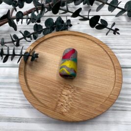 Rasta Granite Glow Clay Tube