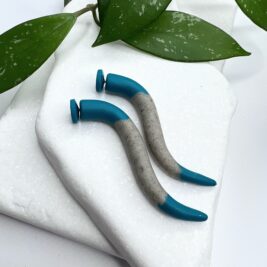 Teal and Granite Faux Gauges