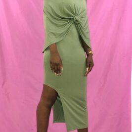 Marissa Dress Set-Sage Green