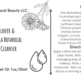 Red Clover & Calendula Facial Line