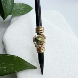 Turq Wire Loc Jewelry