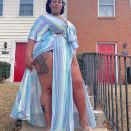 Pastel Lines Maxi Dress