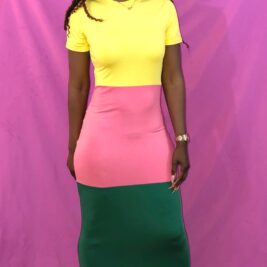 Lemonade Color Block Maxi