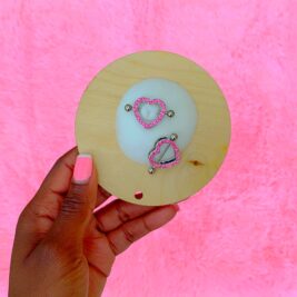 Pink Heart Nipple Rings
