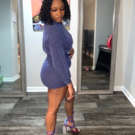 Blueberry Velvet Romper