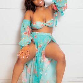 Floral Paradise Beach Set