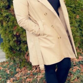 Morning Coffee Trench Coat