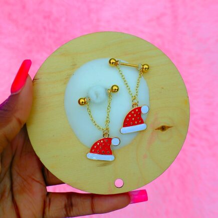 Christmas Nipple Rings
